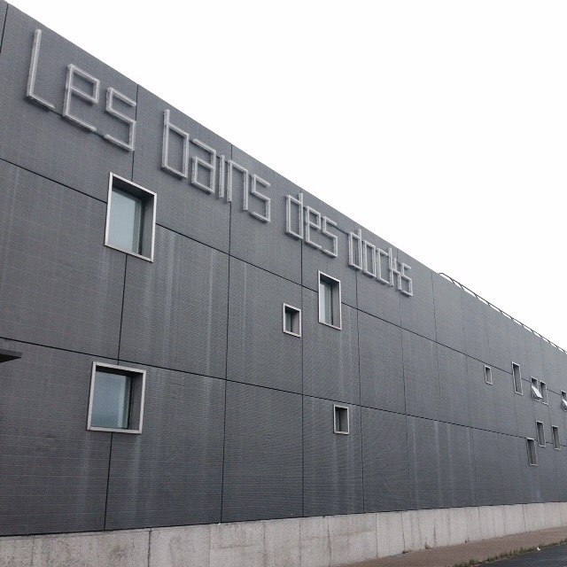 Les Bains Des Docks, a huge swimming pool complex designed by brutalist architect Jean Nouvel